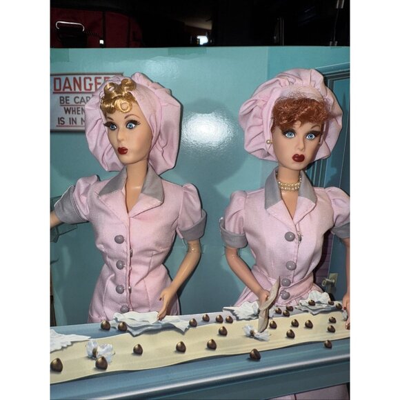 Barbie Lucy and Ethel Doll I Love Lucy in Job Switching In Box No Sound - Picture 3 of 7